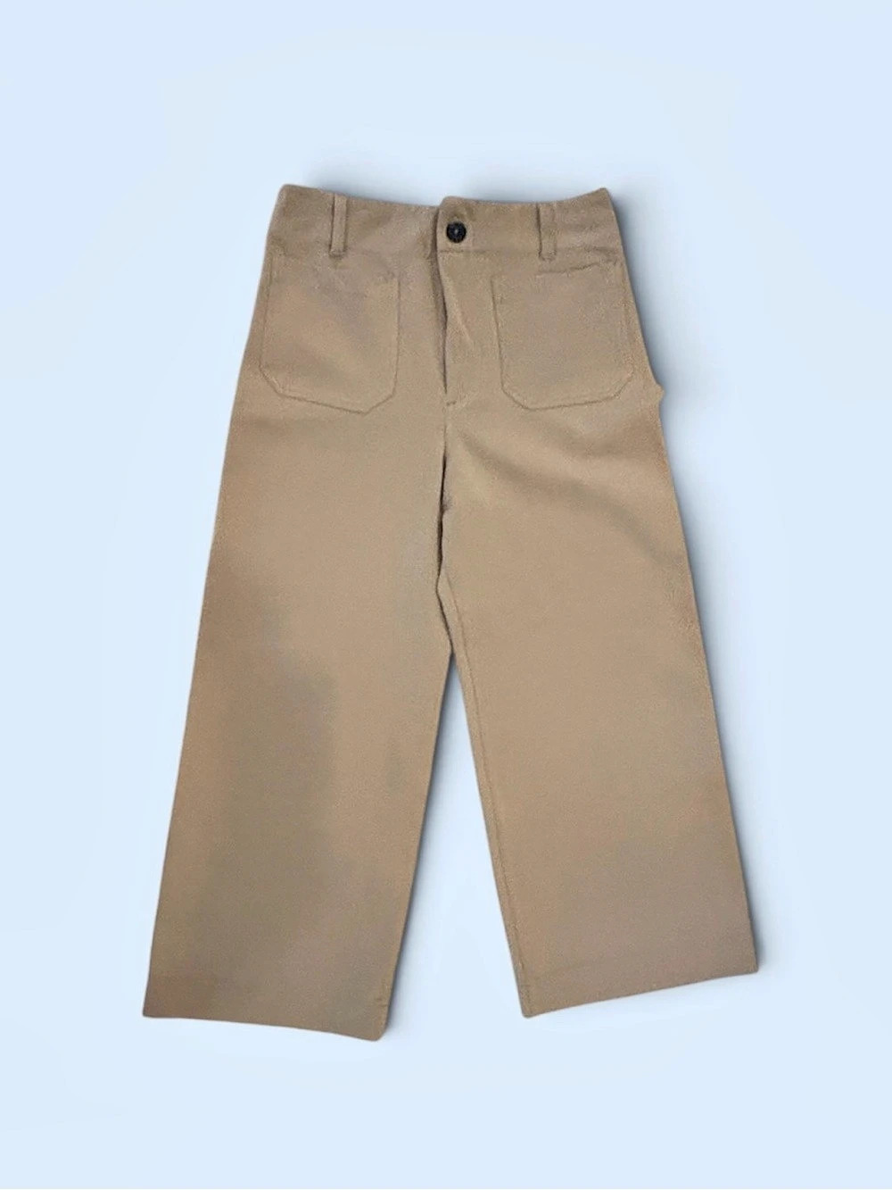 maeve The Colette Cropped Wide-Leg Pants in Brown Waist 30